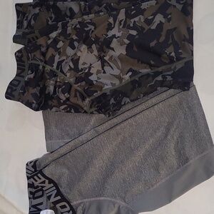 Nike Pro Gray Leggings Bundle of 2